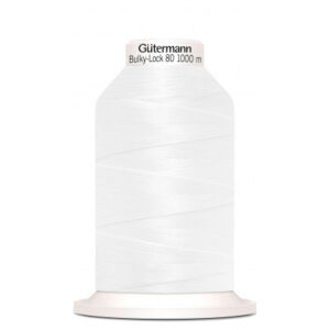 Gütermann Bulky-Lock 80 Sytråd Polyester 800 Vit - 1000m