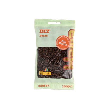 Hama Bio Midi Pärlor 190-12 Brun - 1000st