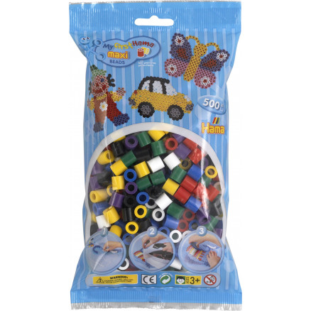 Hama Maxi Pärlor 8470 Mix 00 - 500 st