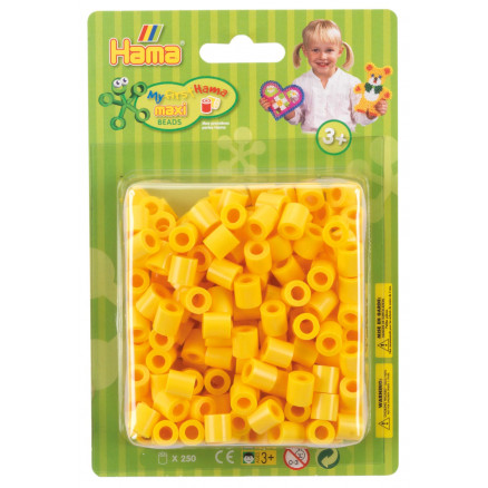 Hama Maxi Pärlpaket 8503 Gul - 250 st.