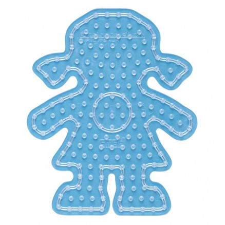 Hama Maxi Pärlplatta 8207 Flicka Transparent - 1 st