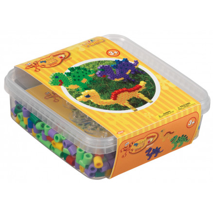 Hama Maxi Presentask 8742 600 Pärlor og Dinosaur Pärlplatta