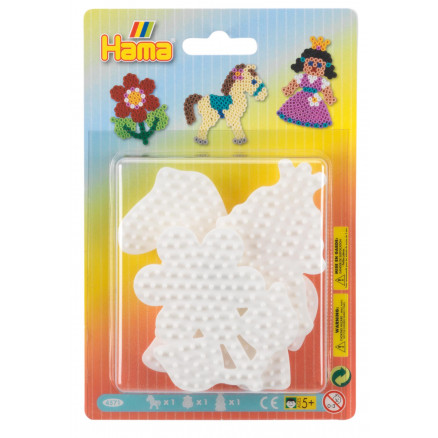 Hama Midi Blisterpack 4571 Häst, blomma & prinsessa - 3 st.