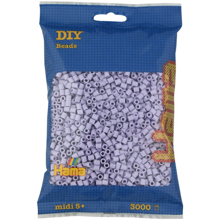 Hama Midi Pärlor 201-106 Ljus Lavendel - 3000 st