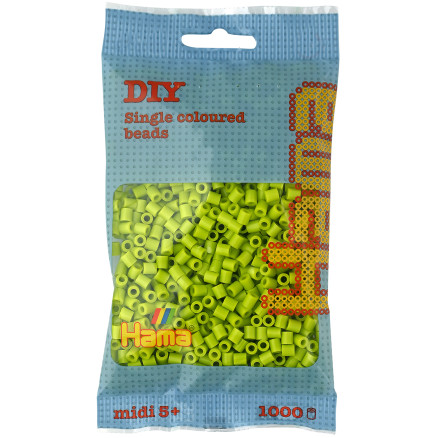 Hama Midi Pärlor 207-104 Lime - 1000 st