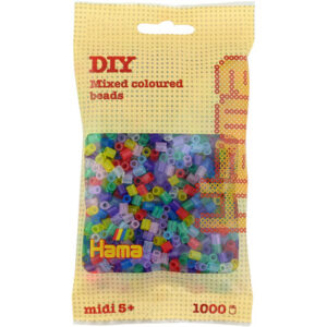 Hama Midi Pärlor 207-53 Transparent Mix 53 - 1000 st