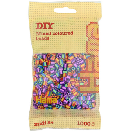 Hama Midi Pärlor 207-92 Randig Mix 92 - 1000 st