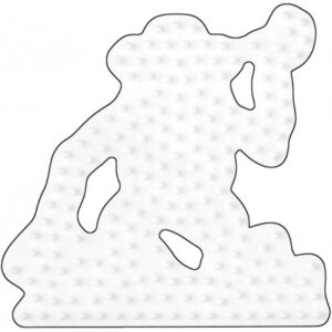Hama Midi Pärlplatta Apa Vit 9x9cm - 1 st.