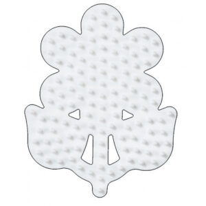 Hama Midi Pärlplatta Blomma Liten Vit 8x6,5cm - 1 st.