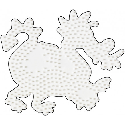 Hama Midi Pärlplatta Drake Vit 15x13cm - 1 st.