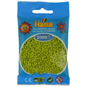 Hama Mini Pärlor 501-104 Lime - 2000 st