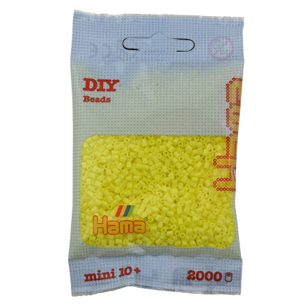 Hama Mini Pärlor 501-43 Pastell Gul - 2000 st