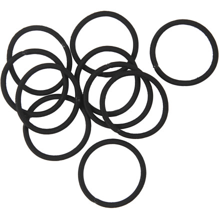 Hårsnodd, Dia. 45 mm, tjocklek 4 mm, svart, 10 st./ 1 förp.