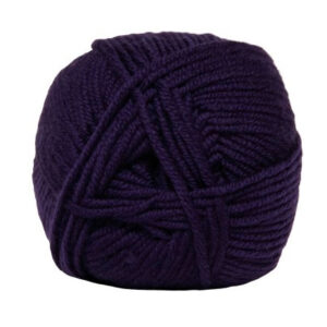 Hjertegarn 90 Extrafine Merino Garn 1800 Mörklila