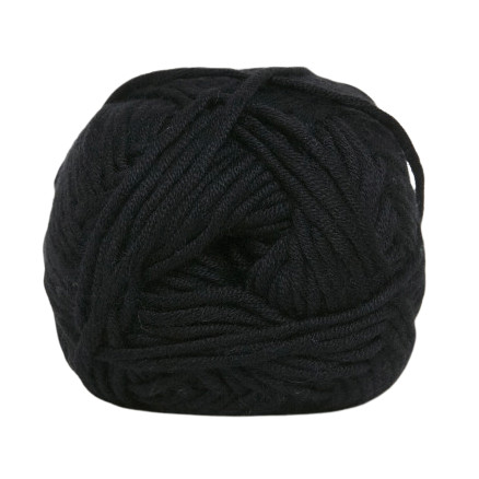 Hjertegarn Blend Bamboo Garn Unicolor 1990 Svart