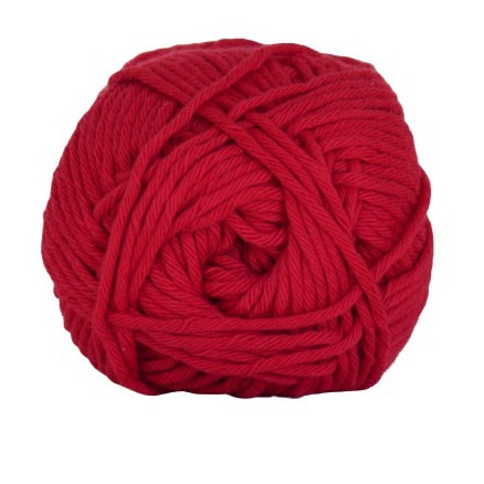 Hjertegarn Cotton 8/8 Garn 4501 Röd