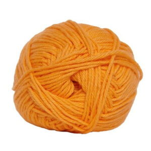 Hjertegarn Cotton nr. 8 Garn 3255 Ljus Orange