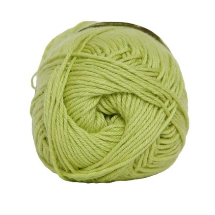 Hjertegarn Cotton nr. 8 Garn 7100 Limegrön