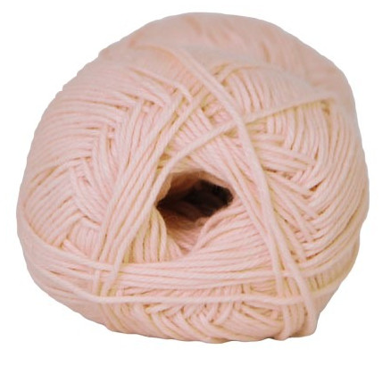 Hjertegarn Cotton nr. 8 Garn 915 Ljusrosa