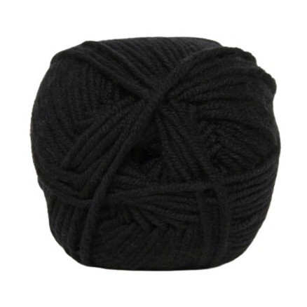 Hjertegarn Extrafine Merino 150 Garn 500 Svart
