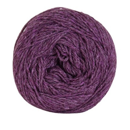 Hjertegarn Organic Trio Garn 5028 Mörk Lila