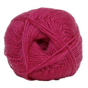 Hjertegarn Sock 4 Garn 4340 Mörk Cerise