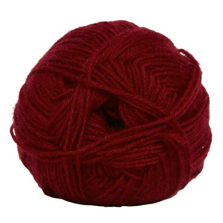 Hjertegarn Sock 4 Garn 4614 Mörkröd
