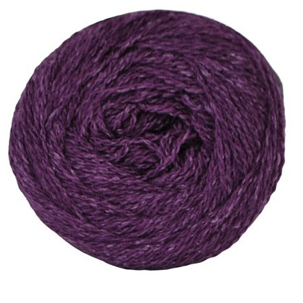 Hjertegarn Wool Silk Garn 3028 Mörk Lila
