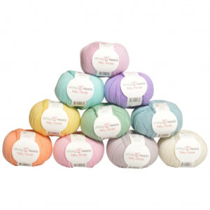 Infinity Hearts Baby Merino Garnpaket 05 Pastellfärger - 10 st