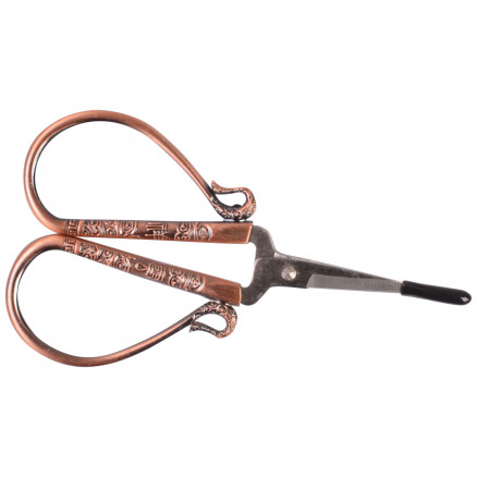 Infinity Hearts Broderisax Antik koppar 10cm - 1 st
