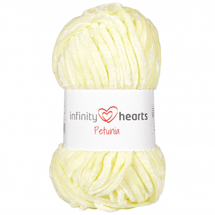 Infinity Hearts Petunia Garn 02 Ljusgul