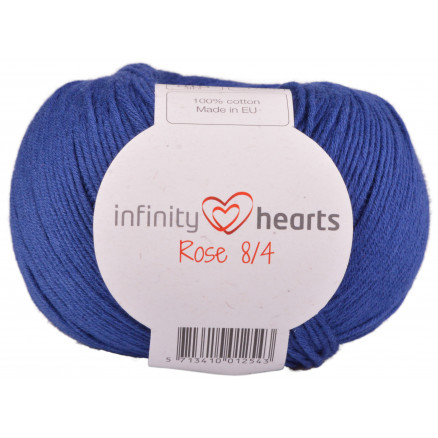 Infinity Hearts Rose 8/4 Garn Unicolor 109 Kungsblå
