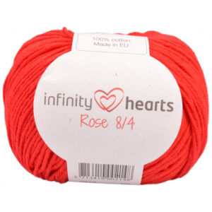 Infinity Hearts Rose 8/4 Garn Unicolor 19 Röd