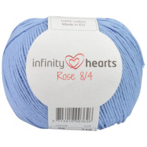 Infinity Hearts Rose 8/4 Garn Unicolor 92 Ljus Jeansblå
