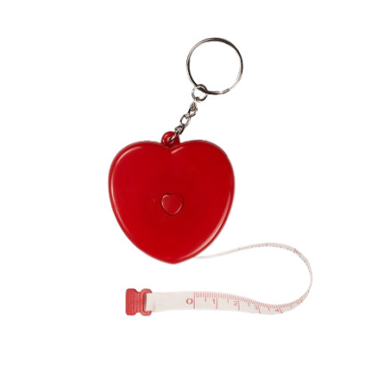 Infinity Hearts Rullmåttband / Måttband Hjärta 150 cm