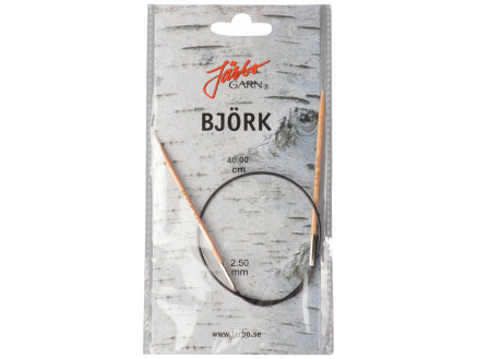 Järbo Björk Rundstickor Björk 40cm 2,50mm / 15.7in US1½
