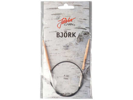 Järbo Björk Rundstickor Björk 40cm 4,00mm / 15.7in US6