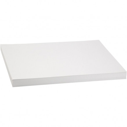 Kartong, A3 297x420 mm, 250 g, 100 ark, vit