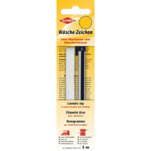 Kleiber Tags/Tejp till Tvätt Liten Set Vit 1cm - 3 m
