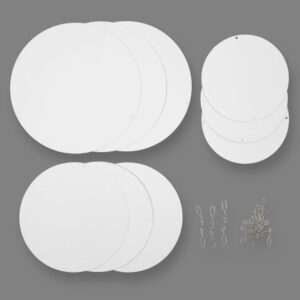 Klocka, diam. 12+15+18 cm, 300 g, 4 st / 1 frp.