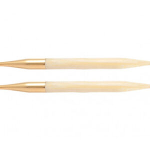 KnitPro Bamboo Ändstickor Bambu 13cm 3,25mm / US3