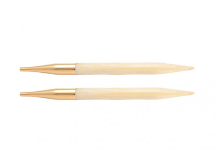 KnitPro Bamboo Ändstickor Bambu 13cm 6,00mm / US10