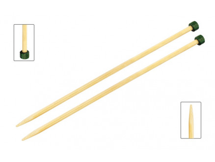 KnitPro Bamboo Stickor / Jumperstickor Bambu 25cm 4,00mm / 9.8in US6