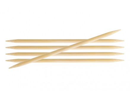 KnitPro Bamboo Strumpstickor Bambu 20cm 4,50mm / 7.9in US7