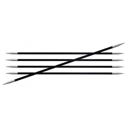 KnitPro Karbonz Strumpstickor Kolfiber 20cm 4,50mm / US7