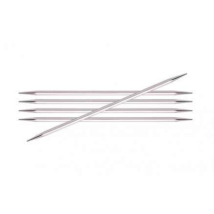 KnitPro Nova Cubics Strumpstickor Mässing 15cm 2,75mm / 5.9in US2
