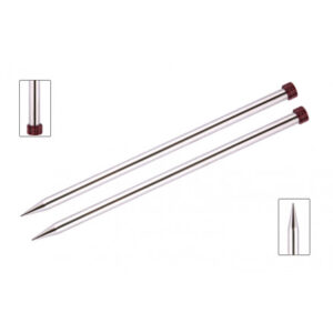 KnitPro Nova Metal Stickor / Jumperstickor Metall 25cm 3,25mm