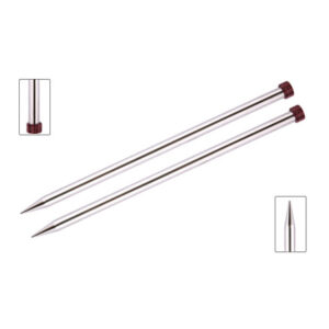 KnitPro Nova Metal Stickor / Jumperstickor Metall 35cm 3,25mm