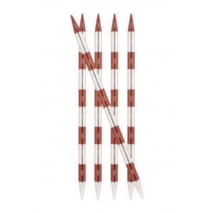 KnitPro SmartStix Strumpstickor Aluminium 20cm Sienna 7.00mm