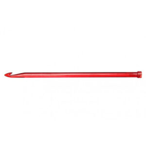 KnitPro Trendz Enkel virknål Akryl 30cm 12.00mm Röd till Tunisisk Virkning / Krokning